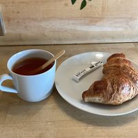 Vegan croissant and free ikea family tea at IKEA in Belfast