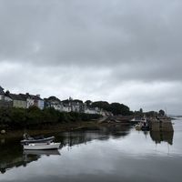 View from the terrace   at Coffee Cottage in Roundstone