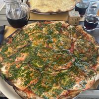 Pizza melanzana verde   at Pizzeria da Simone Malatesta in Rome