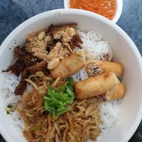 Combination vermicelli -- variation of toppings at World Vegan in Cabramatta