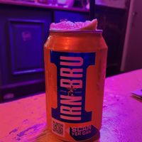 Iron Bru Cocktail   at Happy Fish at The Dog House in Edinburgh