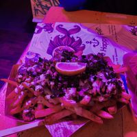 Loaded Fries   at Happy Fish at The Dog House in Edinburgh