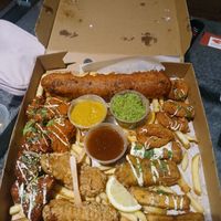 Munch box at Happy Fish at The Dog House in Edinburgh