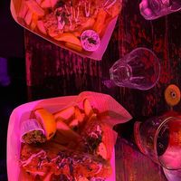 Battered funk fish at Happy Fish at The Dog House in Edinburgh