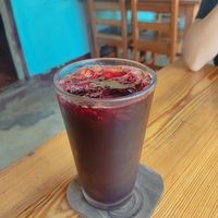 Hibiscus Tea at Cafe Campestre in Ometepe