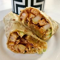Al pastor jackfruit wrap at Wandr in Dubai