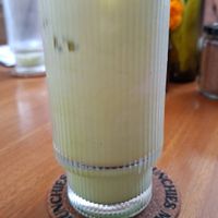 Iced matcha latte with oat milk at Munchies   in 