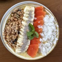 Mango pineapple smoothie bowl   at Munchies   in 
