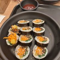 Spicy gimbap at Ssada Gimbap in Seoul