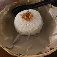 nasi putih (plain steam rice) at De Waroeng Labuan Bajo in 