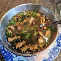 Miso soup at Sushi Studio in Aarhus