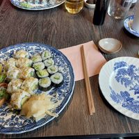 Great vegan sushi at Sushi Studio in Aarhus