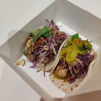 One curry and one pad thai taco at Tako Cheena by Pom Pom in Orlando