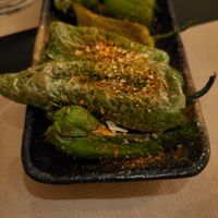 Padron peppers at Sesamo in Barcelona