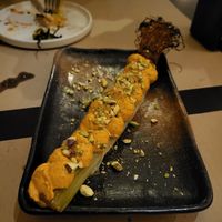 Leek dish at Sesamo in Barcelona