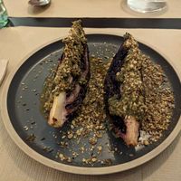 colroja / baked red cabbage at Sesamo in Barcelona