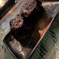 Aubergine & miso  at Sesamo in Barcelona