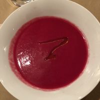 Gazpacho de remolacha  at Sesamo in Barcelona