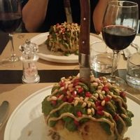 crazy whole cauliflower looking like a cake at Sesamo in Barcelona