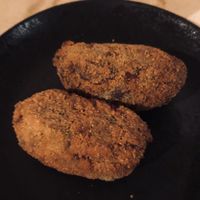 Mushroom croquettes! A must! at Sesamo in Barcelona