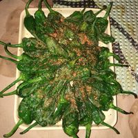 Peppers with Salt, Pepper, Lime & Chili at Sesamo in Barcelona