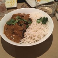 Curry de berenjena at Sesamo in Barcelona