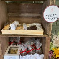 Vegan loaves, cookies, muffins  at Walnut St Market in Cookeville