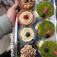 Vegan cakes (they post what they have that day on instagram) at Vintage Coffee in Brno