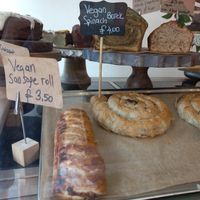 Vegan pastry options at Meo Cafe in Brighton