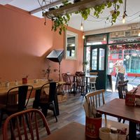 Inside at Meo Cafe in Brighton