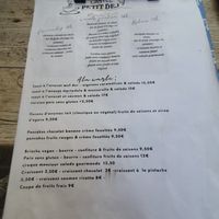 Menu at Castel Café et Gourmandise in Carcassonne