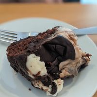 Chocolate fudge cake vegan  at Vera Artisan Bakery and Kitchen in Stirling