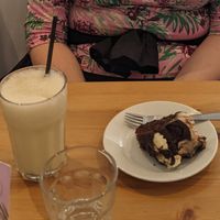 Vegan chocolate fudge cake! at Vera Artisan Bakery and Kitchen in Stirling