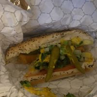 Hot dog  at Stray Dog in Minneapolis