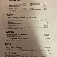 Menu (dec ‘24)  at The Auld Hoose in Edinburgh