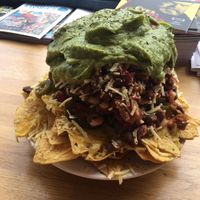 The vegan nachos at The Auld Hoose in Edinburgh