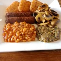 Vegan breakfast at The Auld Hoose in Edinburgh