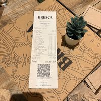 Receipt   at Bresca Coimbra in Coimbra