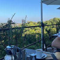 Tolles Frühstücksbuffet mit Auswahl an veganen Speisen: Aufstriche, sowohl süß als auch herzhaft, vegane Franzbrötchen uvm.  at Panorama-Restaurant - Mawell Resort in Stuttgart