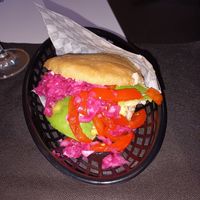 Arepa veggie at Tasca La Matilda - Tochesuras in Caceres