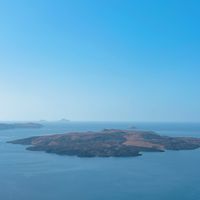   at Volkan on the Rocks in Santorini