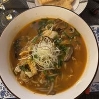 Kimchi ramen (no egg) with added tofu (+€2)   at Ninja in Lisbon