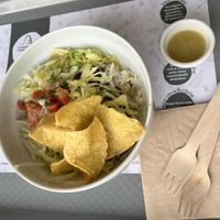Vegan burrito salad  at Chili & Limes in Ljubljana