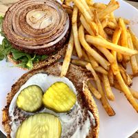 Beets me burger at Seabirds Kitchen - The LAB in Costa Mesa