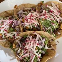 Al pastor tacos at Seabirds Kitchen - The LAB in Costa Mesa