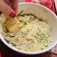 Artichoke dip at Seabirds Kitchen - The LAB in Costa Mesa