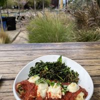 Stuffed shells on the seasonal winter menu. Get them!  at Seabirds Kitchen - The LAB in Costa Mesa