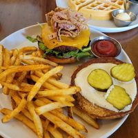 BBQ Burger at Seabirds Kitchen - The LAB in Costa Mesa