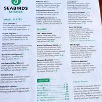 menu July 2022 at Seabirds Kitchen - The LAB in Costa Mesa