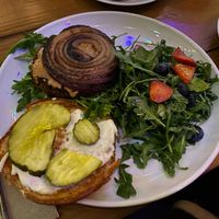 Beetroot Burger at Seabirds Kitchen - The LAB in Costa Mesa